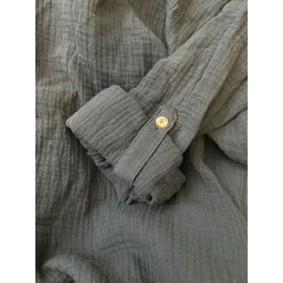 Ripskirt Nearly Navy Travel Dress Women’s Medium Double Gauze Cotton Pockets - Picture 8 of 10